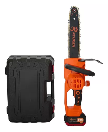 Motosierra 2 Baterías 1200w Sin Carbones Lic Japonesa Ryuken